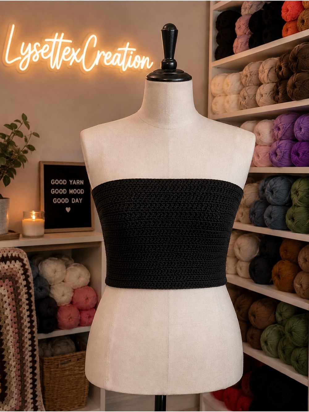 Handmade Crochet Tube Top